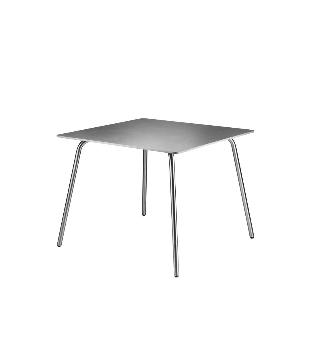 FDB Møbler M21 Teglgård Garden Table Acier / pierre, 90x90 cm