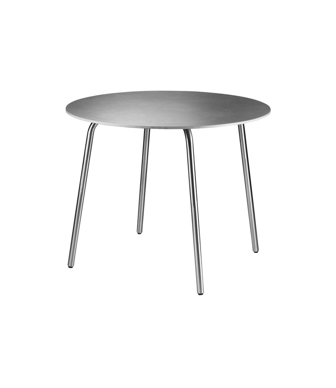 FDB Møbler M21 Teglgård Garden Table Acier / pierre, Ø90 cm