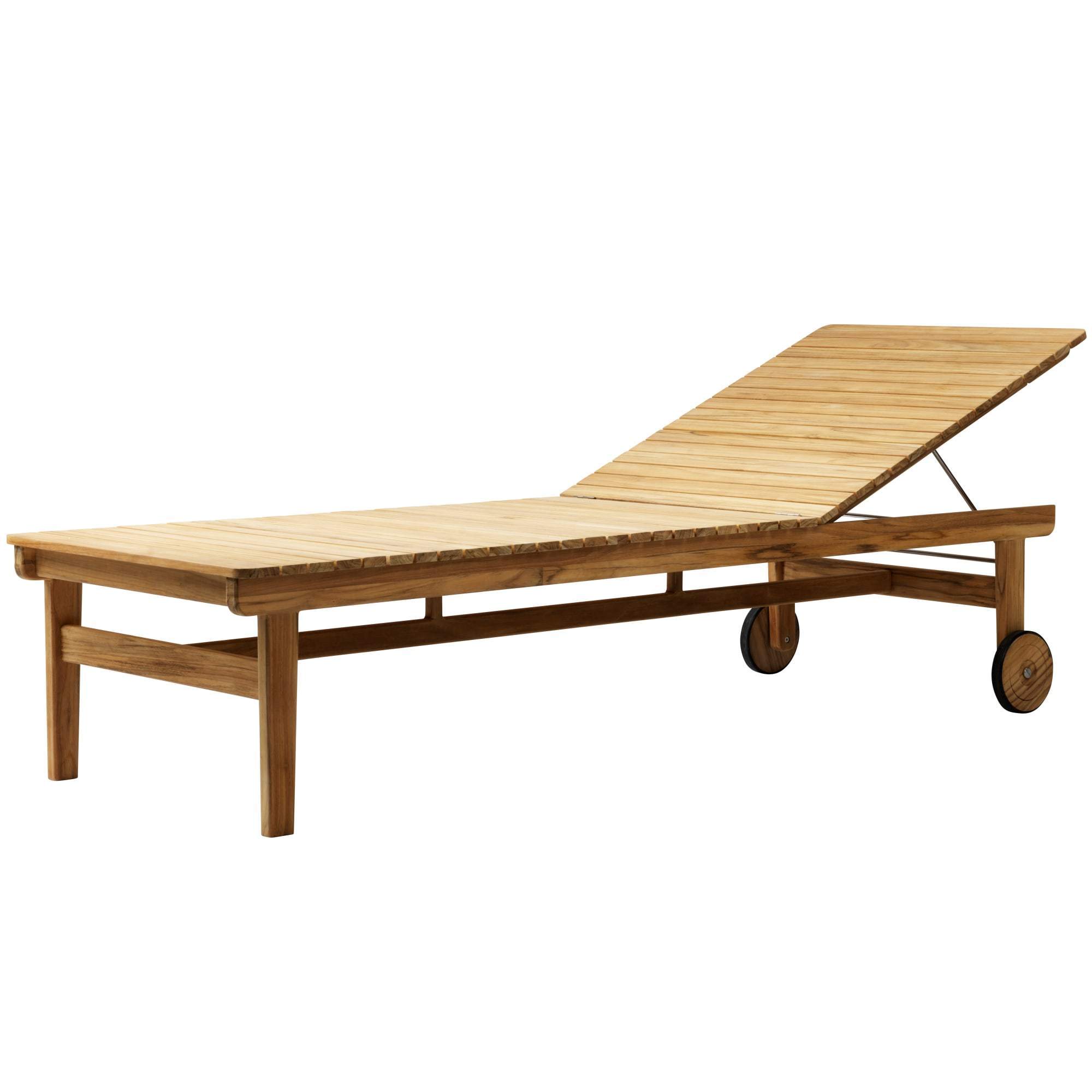 FDB Møbler M8 Sammren Sun Lounger, Teak