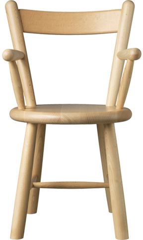 FDB Møbler P9 High Stuhl, Naturbuche