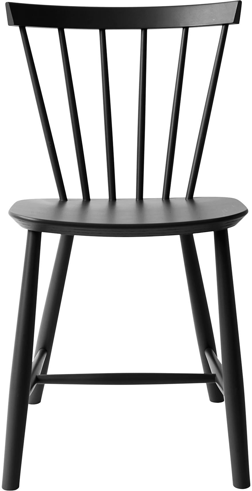 Fdb Møbler Poul Volther J46 Dining Chair Beech, Black, H 80cm