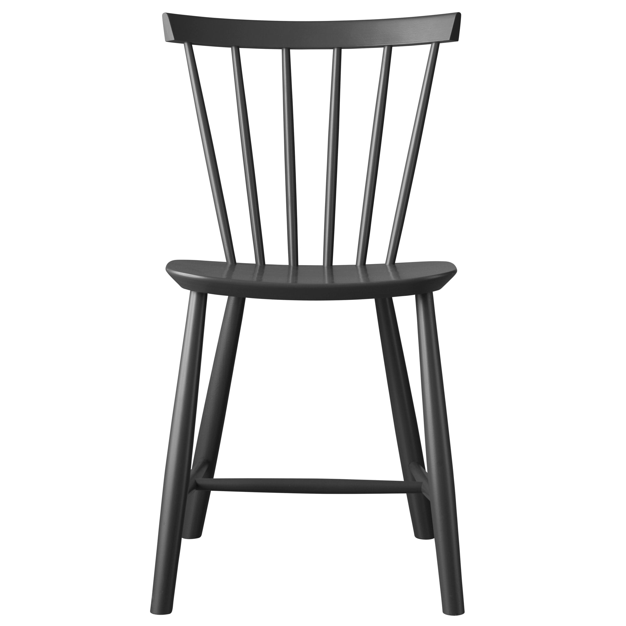 Fdb Møbler Poul Volther J46 Dining Chair Beech, Dark Grey, H 80cm