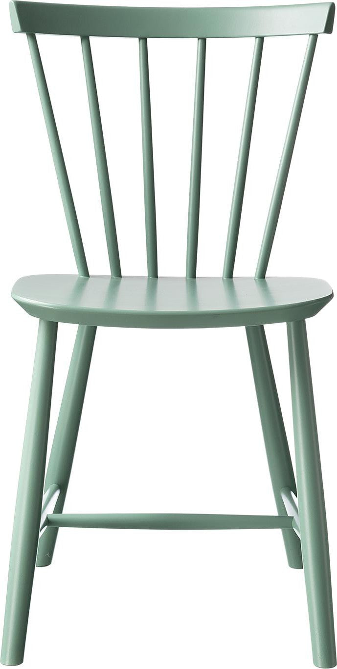 FDB Møbler Poul Volther J46 Silla de comedor Beech, Dust Green, H 80cm