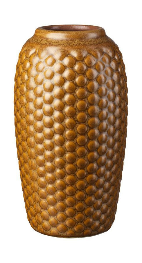 FDB Møbler S8 Lupine Vase Schmal H: 22 cm, goldbraun