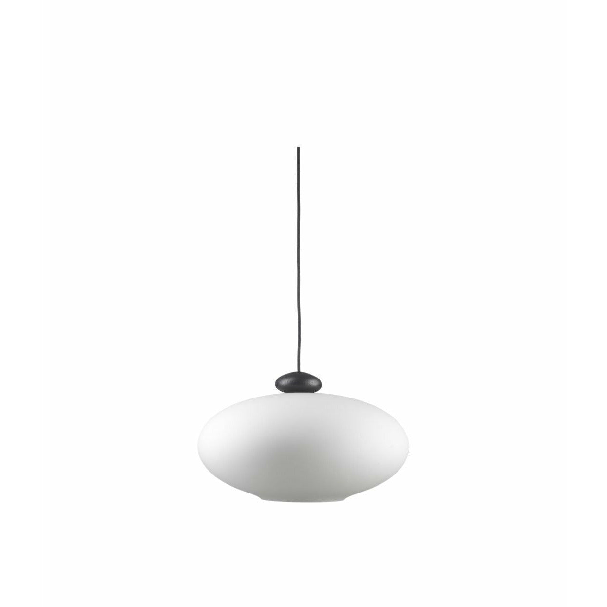 FDB Møbler U3 HITI Pendant Opal Glass, Black/Black