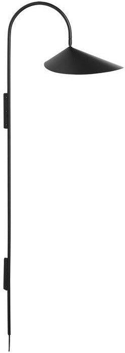 [product_category]-Ferm Living Arum Wall Lamp Tall Black-Ferm Living-5704723256717-110171101-FER-1