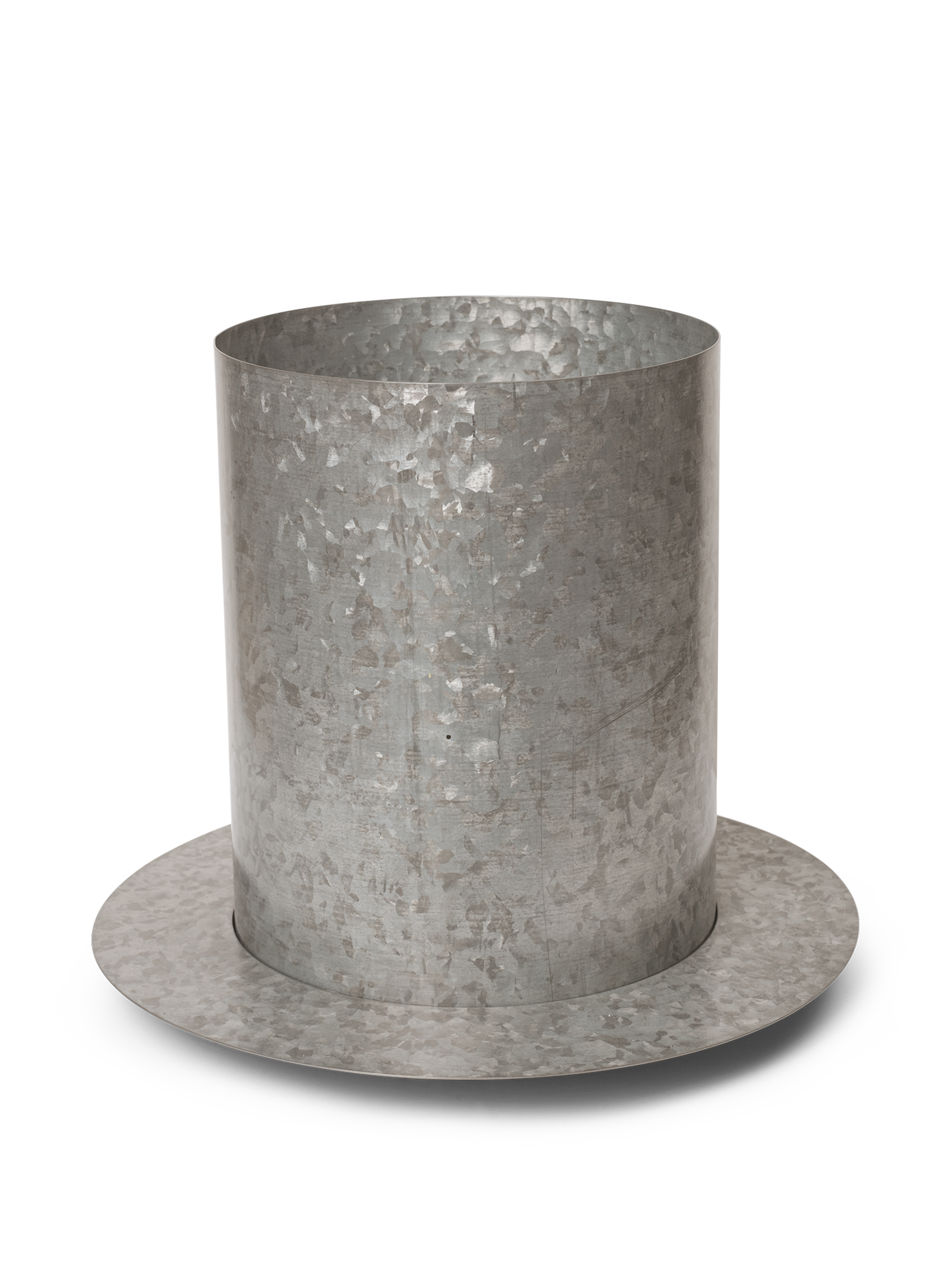 [product_category]-Ferm Living Auran Pot Large Galvanized-Ferm Living-5704723320685-1104269083-FER-1