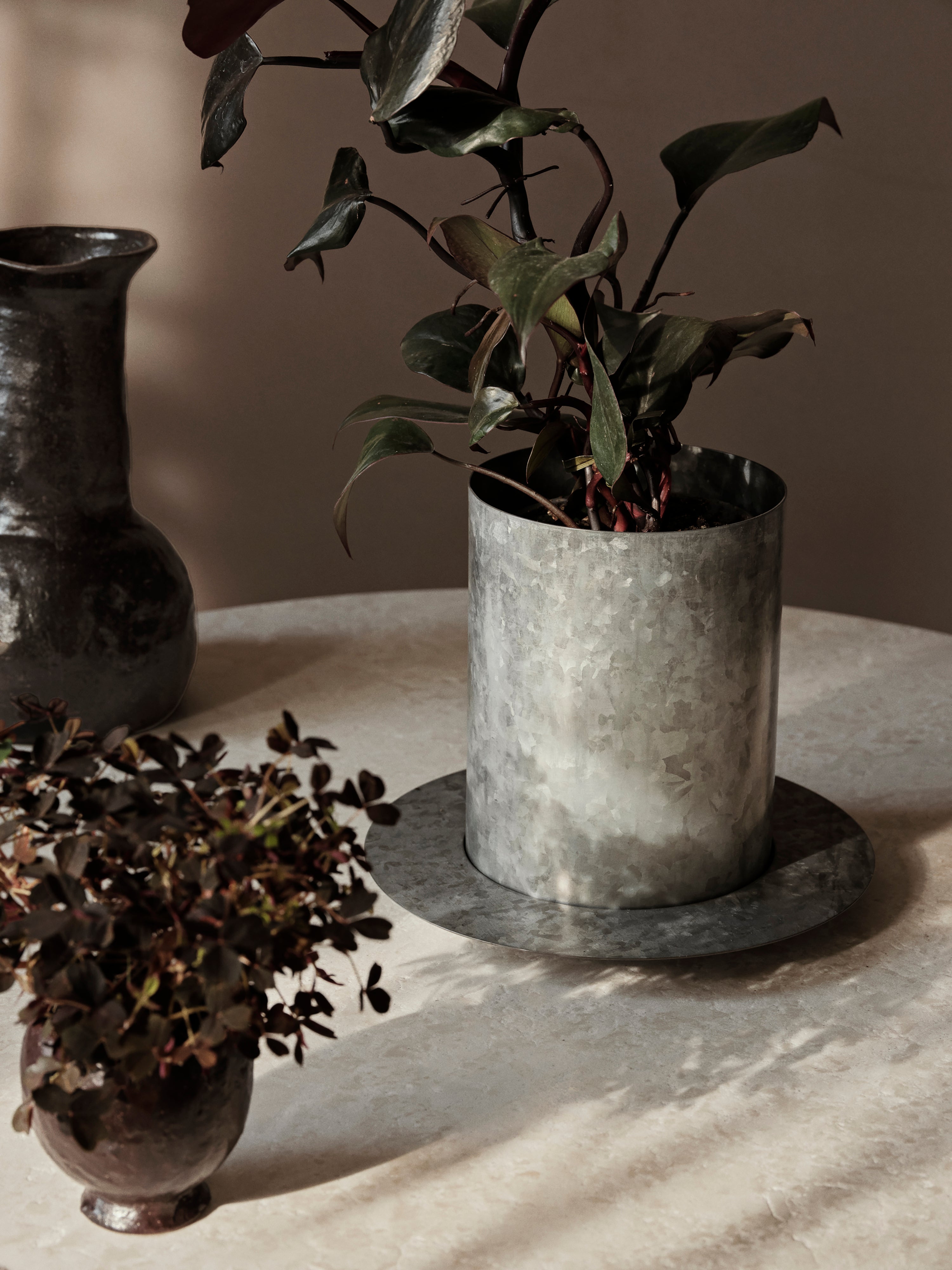 [product_category]-Ferm Living Auran Pot Small Galvanized-Ferm Living-5704723320661-1104269081-FER-2