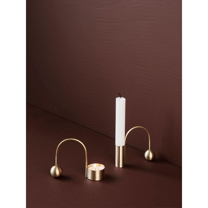 [product_category]-Ferm Living Balance Candle Holder Brass, 2cm-Ferm Living-5704723015659-5736-FER-2