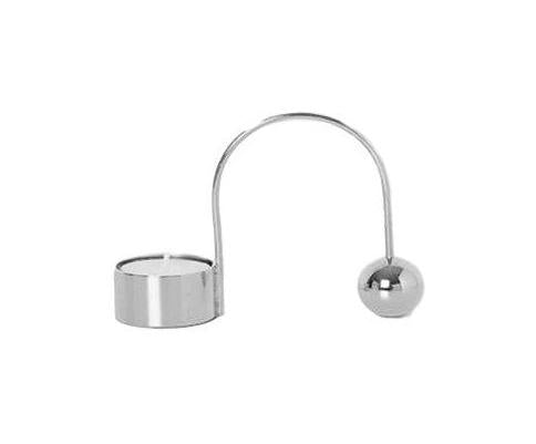 [product_category]-Ferm Living Balance Tealight Holder, Chrome-Ferm Living-5704723021520-5756-FER-1