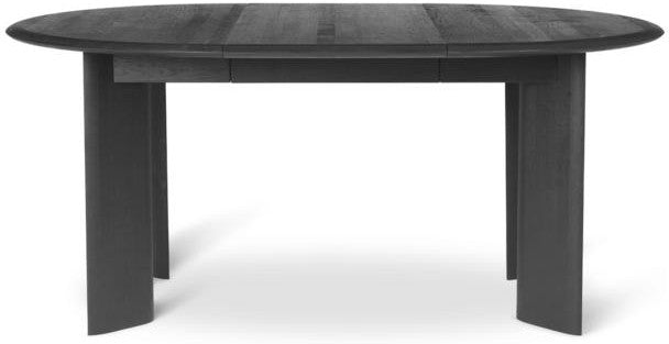 Ferm Living Table biseautée extensible X1 Chêne huilé noir