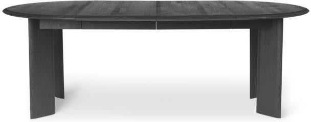 Ferm Living Table Biseau Extensible X2 Chêne Huilé Noir