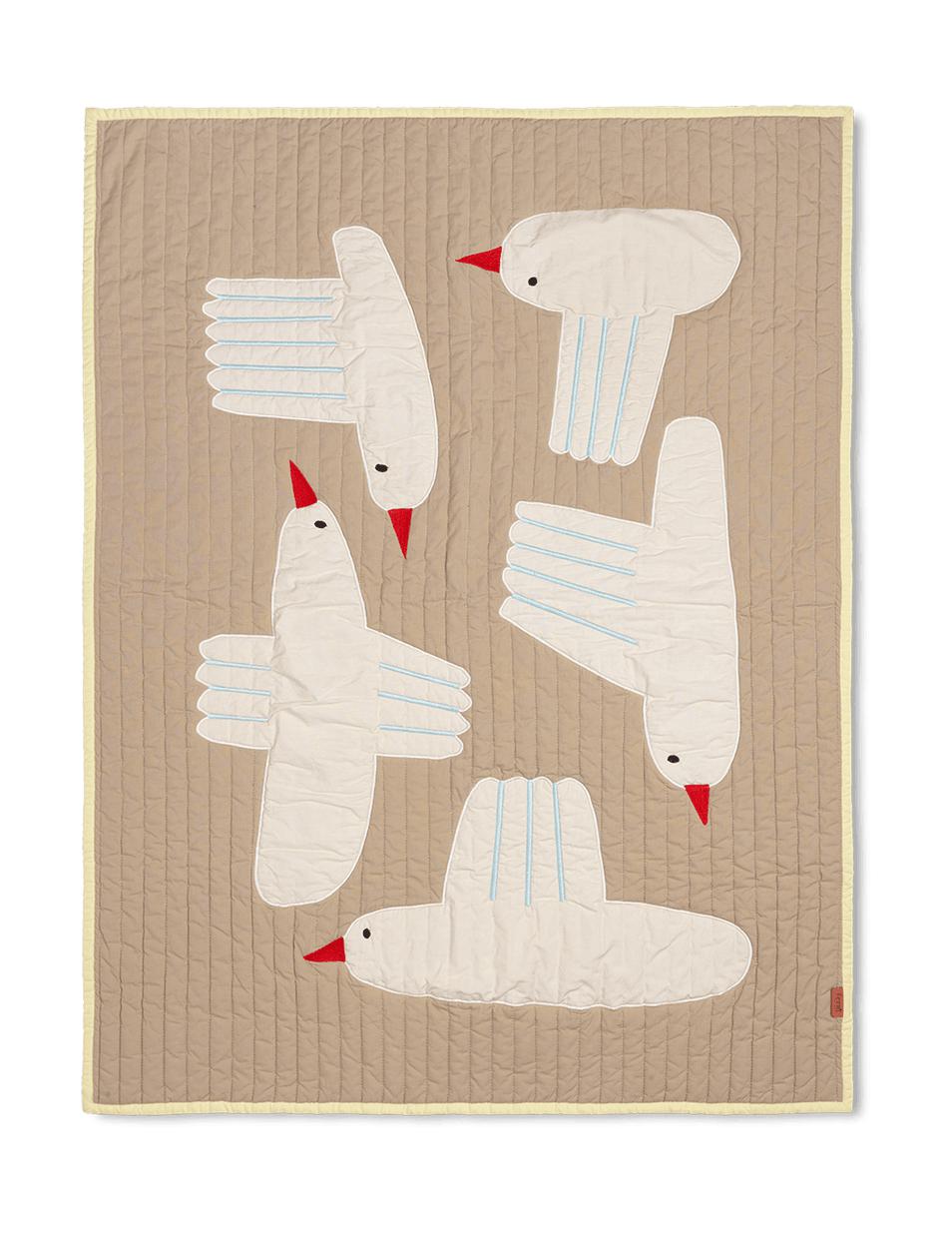 [product_category]-Ferm Living Bird Quilt, Sand-Ferm Living-5704723294658-1104266499-FER-1