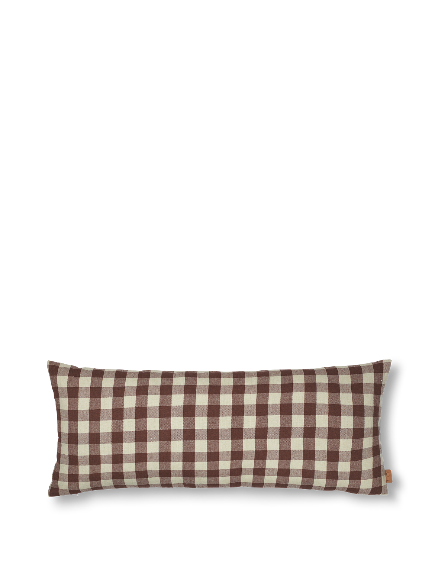 Ferm Living Bothy Check Cushion Cinnamon/Grey Green