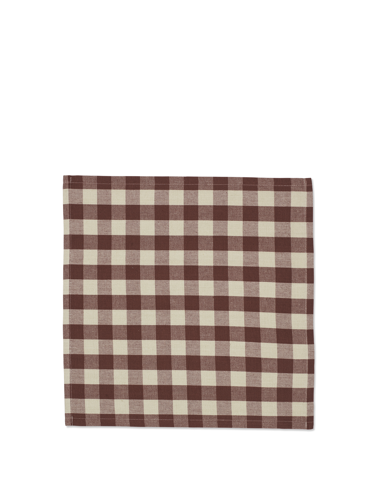 [product_category]-Ferm Living Bothy Check Napkins Set Of 4 Cinnamon/Grey Gre-Ferm Living-5704723320227-1104269037-FER-1