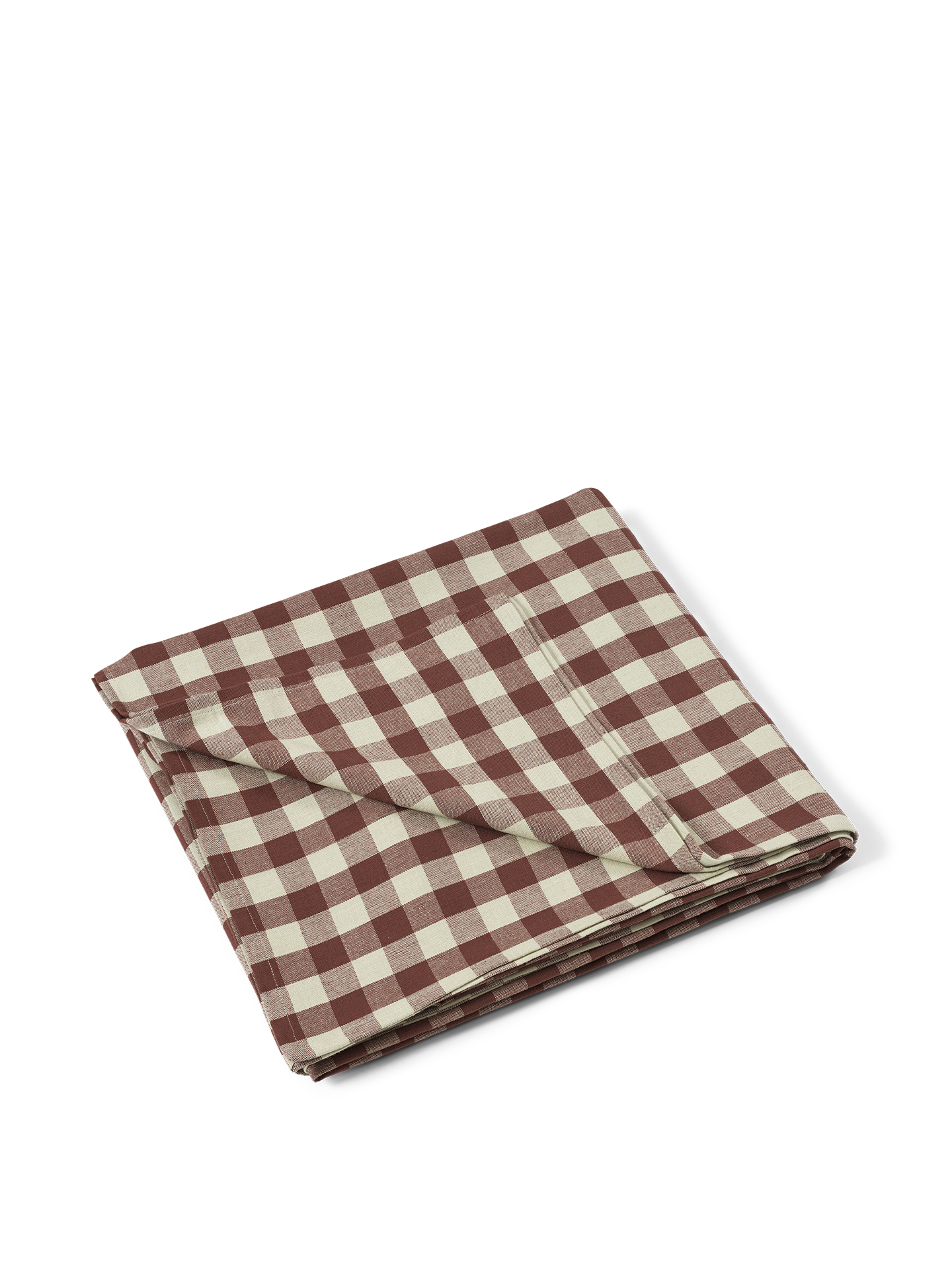 [product_category]-Ferm Living Bothy Check Table Cloth Cinnamon/Grey Green-Ferm Living-5704723320234-1104269038-FER-2