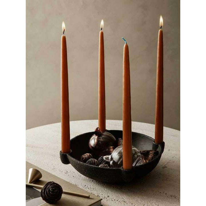 [product_category]-Ferm Living Bowl Candlestick Medium, Black-Ferm Living-5704723273028-1104264336-FER-3