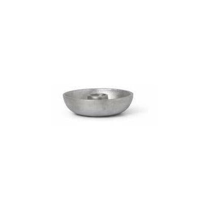 [product_category]-Ferm Living Bowl Candlestick Single, Grey-Ferm Living-5704723274735-1104264507-FER-1