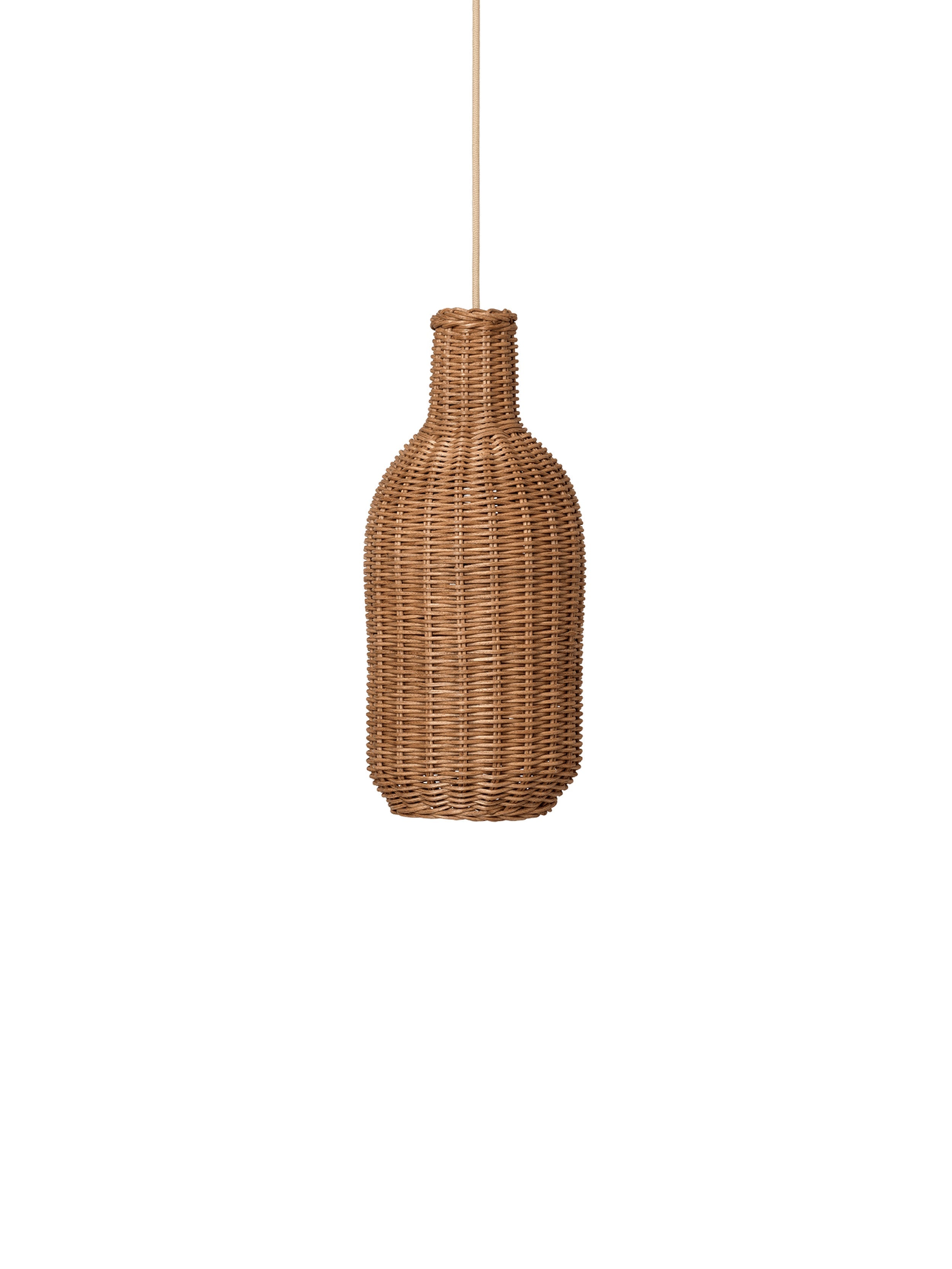 Ferm Living Abat-jour Tressé Bouteille, 18 cm