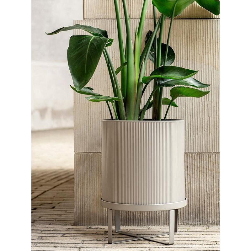 [product_category]-Ferm Living Building Flowerpot Warm Grey, ø28cm-Ferm Living-5704723014140-4190-FER-4