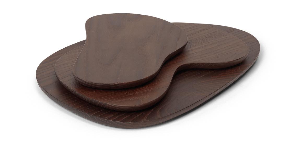 [product_category]-Ferm Living Cairn Cutting Boards Set 3, Dark Brown-Ferm Living-5704723292647-1104266298-FER-1