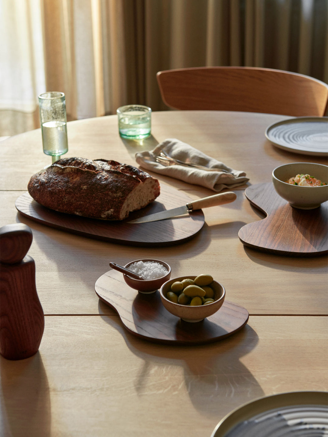 [product_category]-Ferm Living Cairn Cutting Boards Set 3, Dark Brown-Ferm Living-5704723292647-1104266298-FER-2