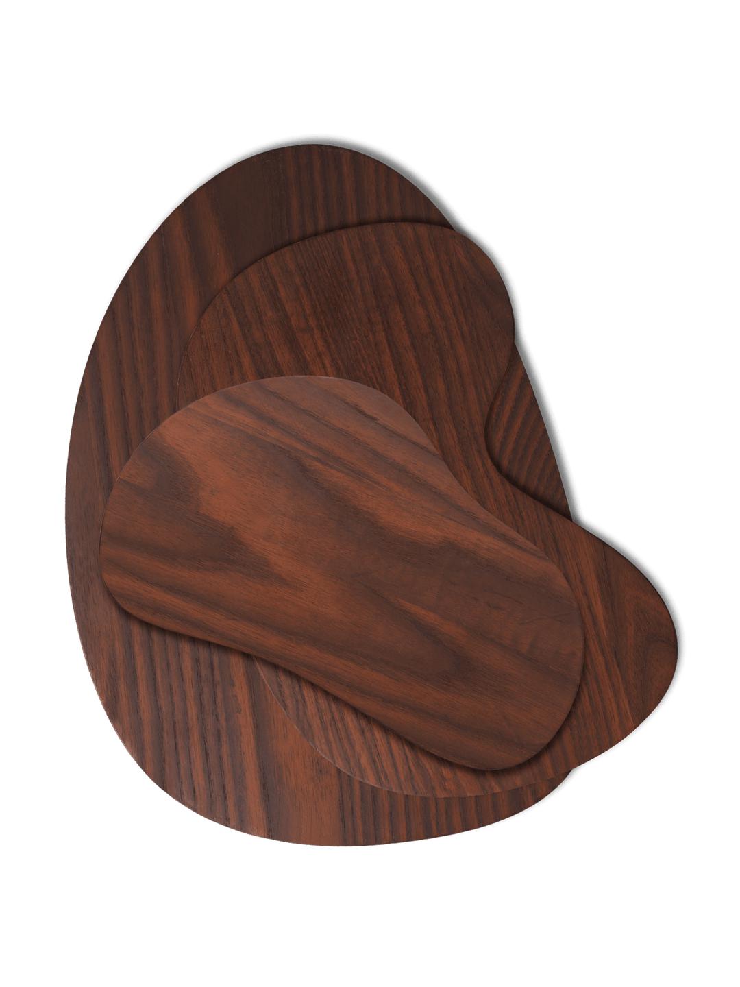 [product_category]-Ferm Living Cairn Cutting Boards Set 3, Dark Brown-Ferm Living-5704723292647-1104266298-FER-5