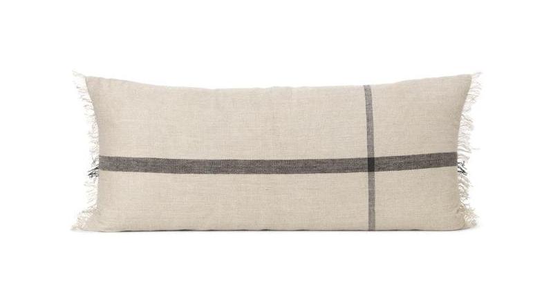 [product_category]-Ferm Living Calm Cushion Long Camel / Black-Ferm Living-5704723257851-1102852853-FER-1