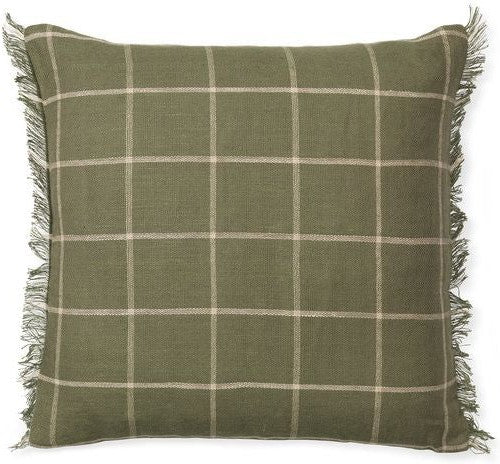 Ferm vivant coussin calme, olive / off blanc