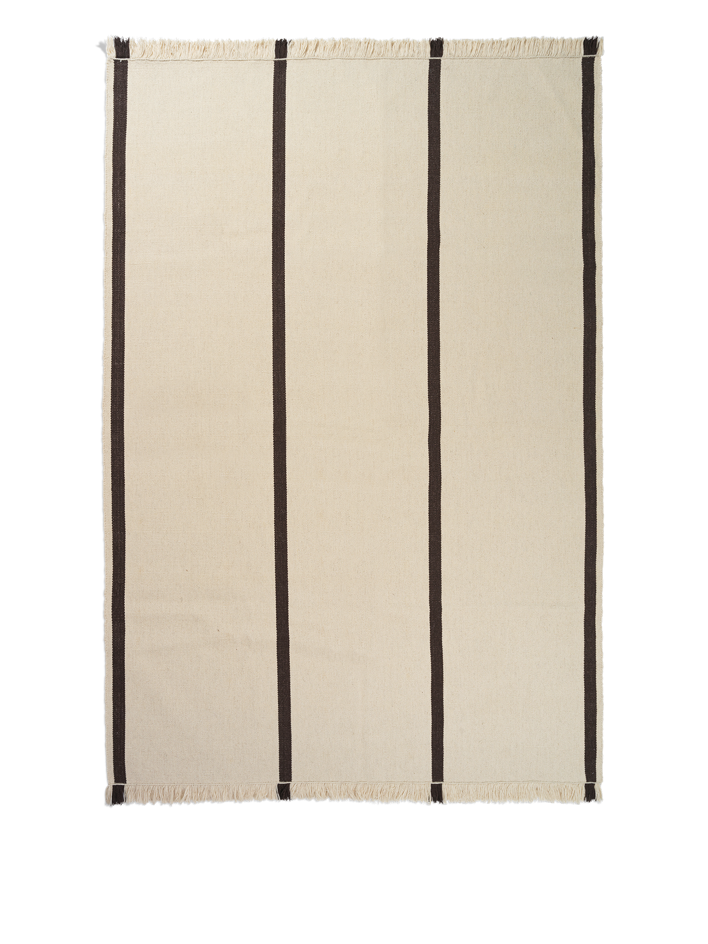 [product_category]-Ferm Living Calm Kelim Rug 200 X 300 Off White/Coffee-Ferm Living-5704723314134-1104268447-FER-2