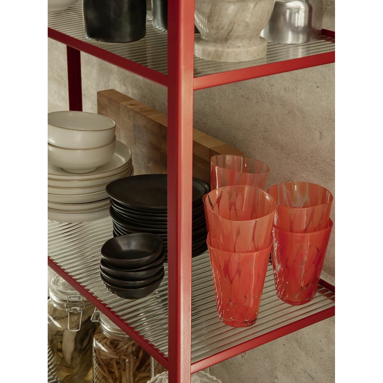 [product_category]-Ferm Living Casca Glass, Poppy Red-Ferm Living-5704723262602-1104263294-FER-2