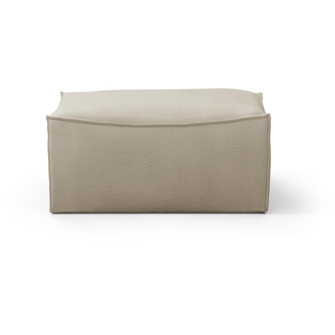 [product_category]-Ferm Living Catena Pouf Square S500 Rich Linen, Natural-Ferm Living-5704723264514-1104263485-FER-1