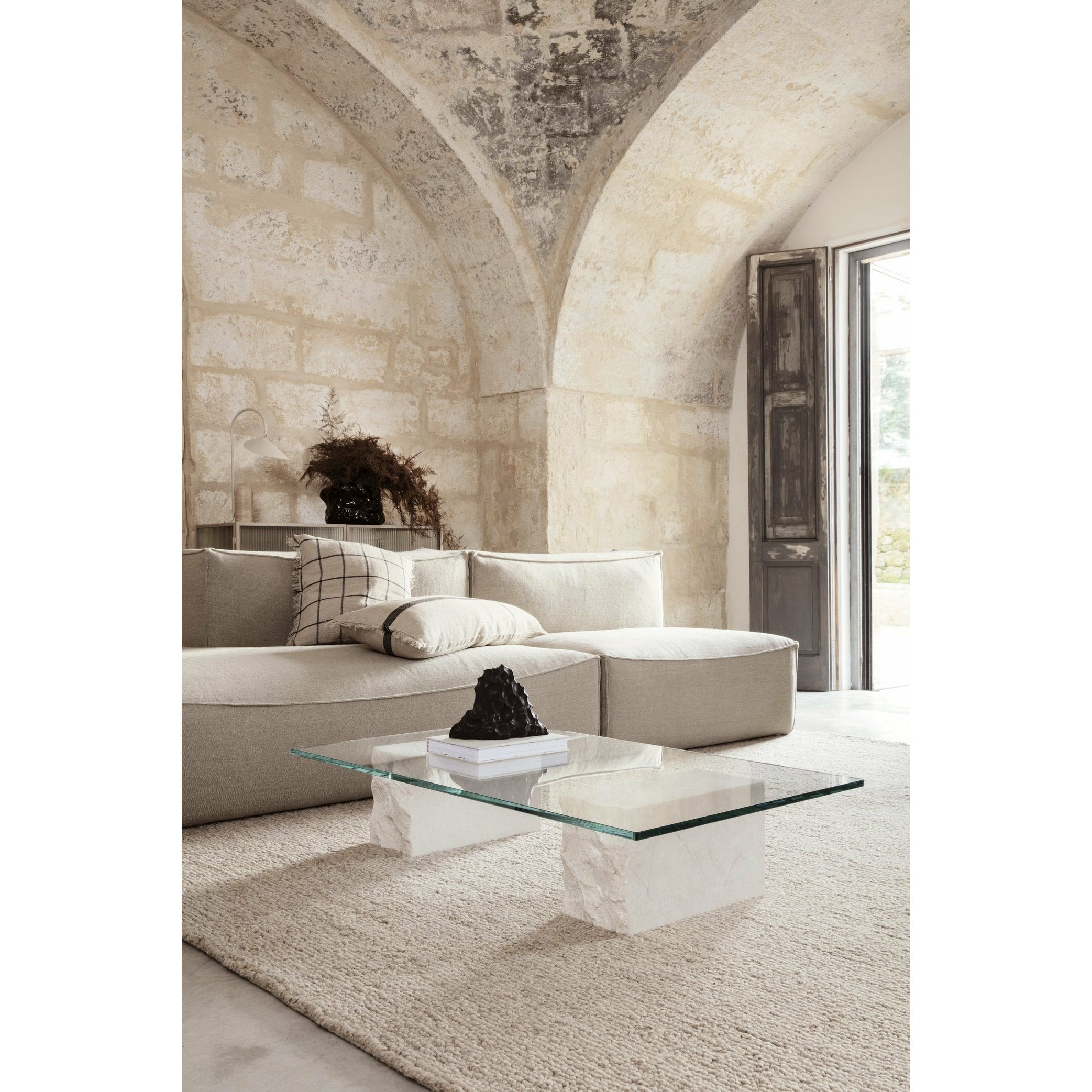 [product_category]-Ferm Living Catena Sofa Open End Right L301 Cotton Linen, Natural-Ferm Living-5704723259084-110408705-FER-5