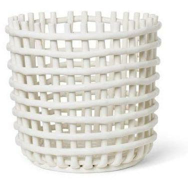 [product_category]-Ferm Living Ceramic Basket Xl, Off White-Ferm Living-5704723275879-1104264621-FER-1