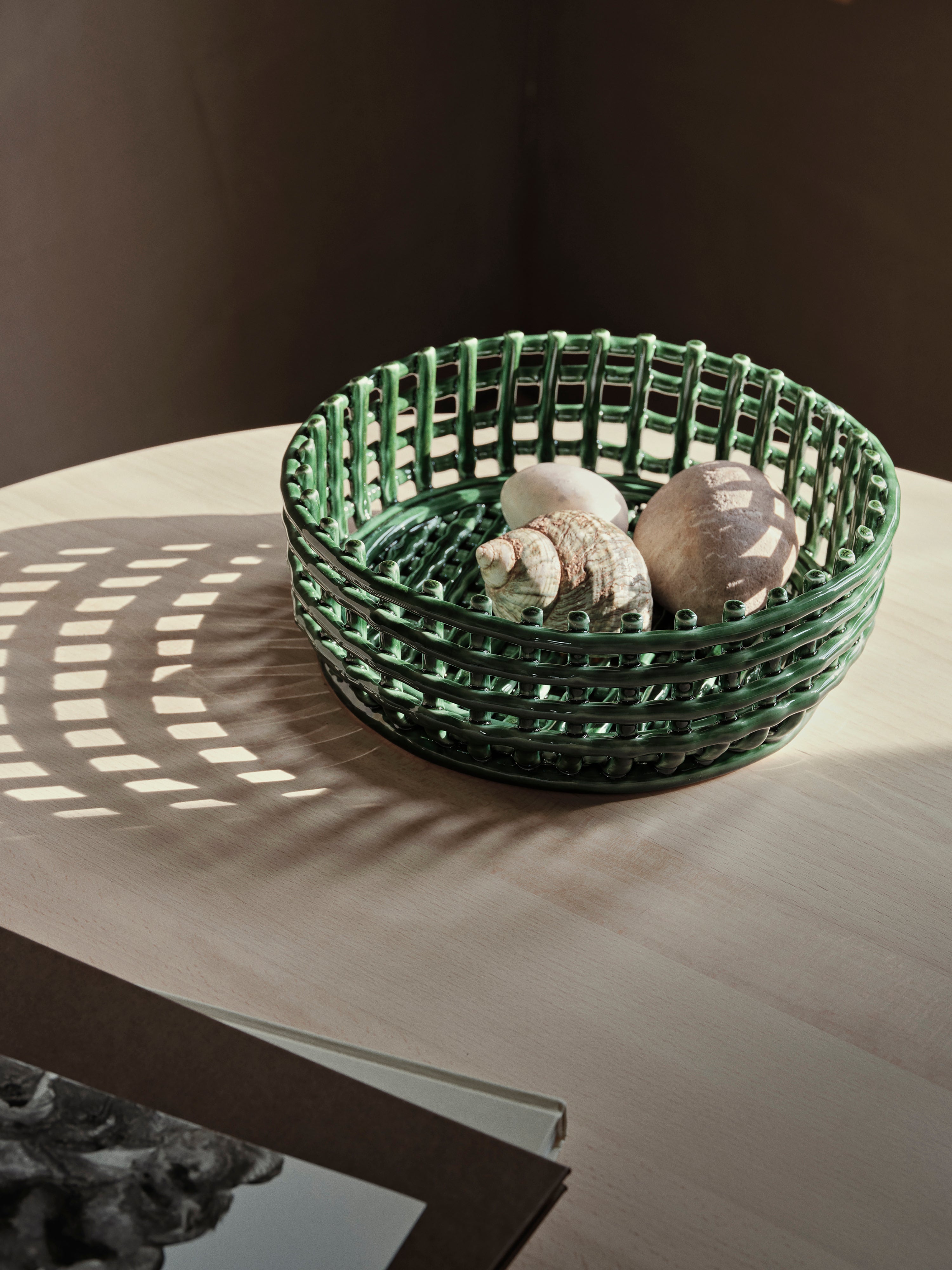 [product_category]-Ferm Living Ceramic Centrepiece Emerald Green-Ferm Living-5704723319269-1104268941-FER-2