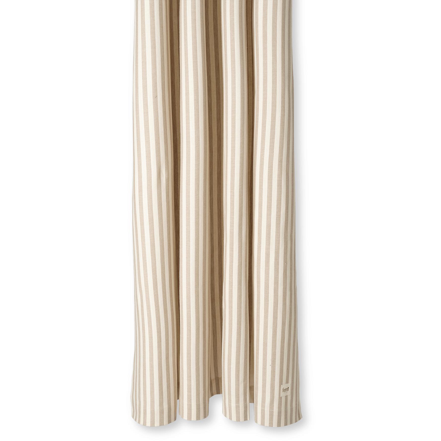 [product_category]-Ferm Living Chambray Shower Curtain, Sand/Off White-Ferm Living-5704723269434-1104263977-FER-1