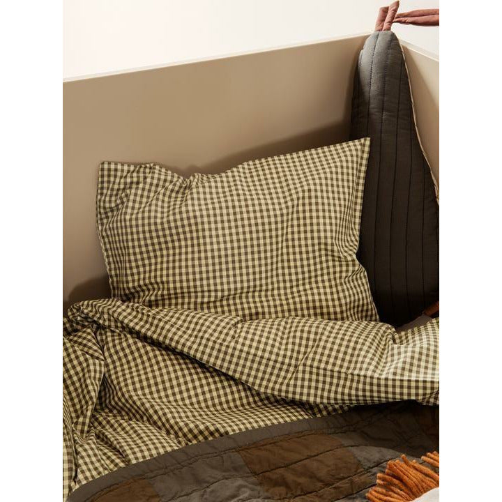 [product_category]-Ferm Living Check Bed Linen 140x200 Cm, Yellow-Ferm Living-5704723279099-1104264943-FER-4