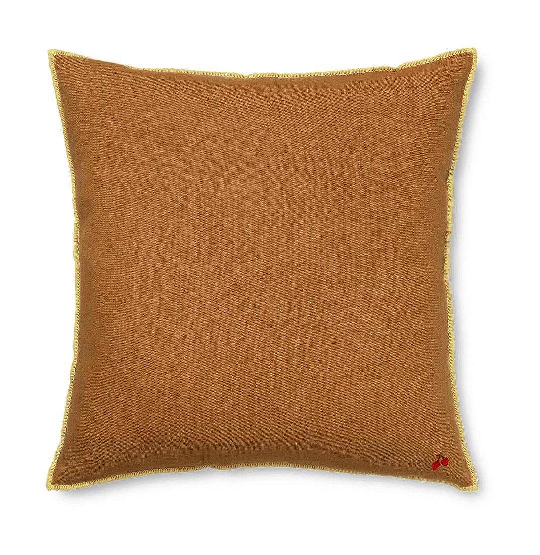[product_category]-Ferm Living Contrast Linen Pillow, Sugar Kelp-Ferm Living-5704723294399-1104266473-FER-1