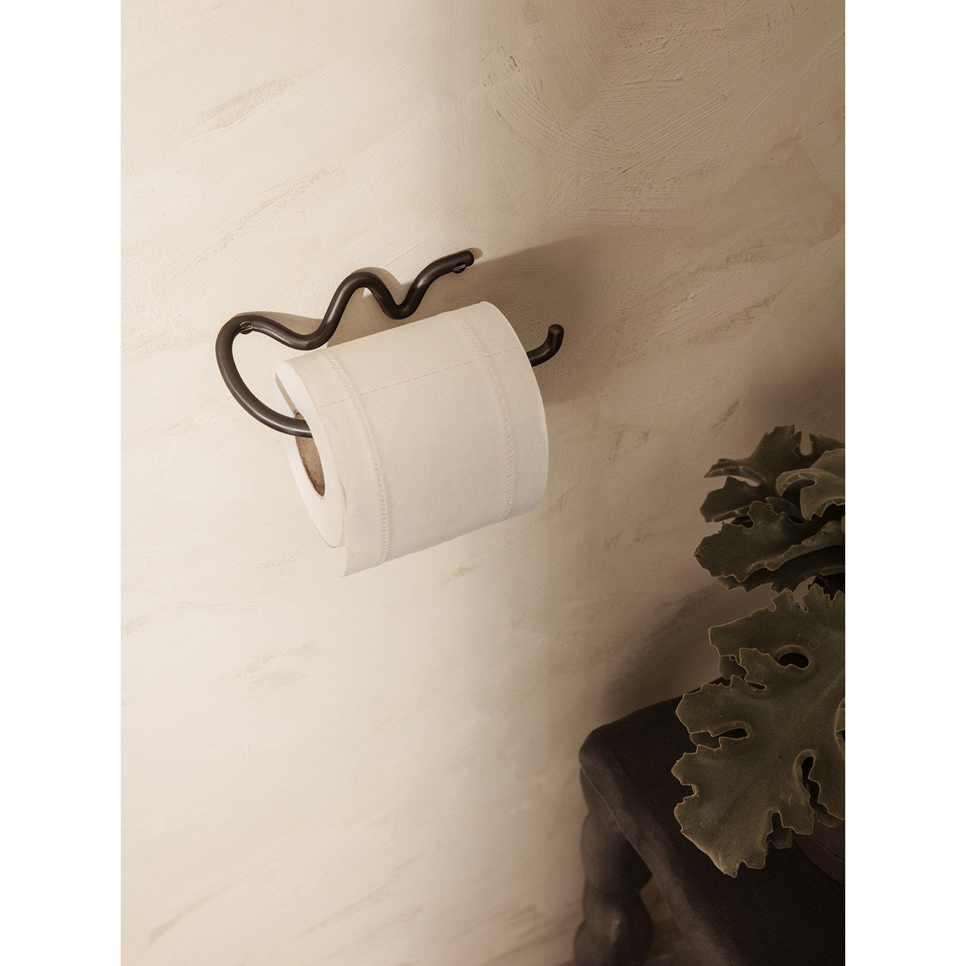 [product_category]-Ferm Living Curvature Toilet Paper Holder, Black-Ferm Living-5704723266891-1104263723-FER-2