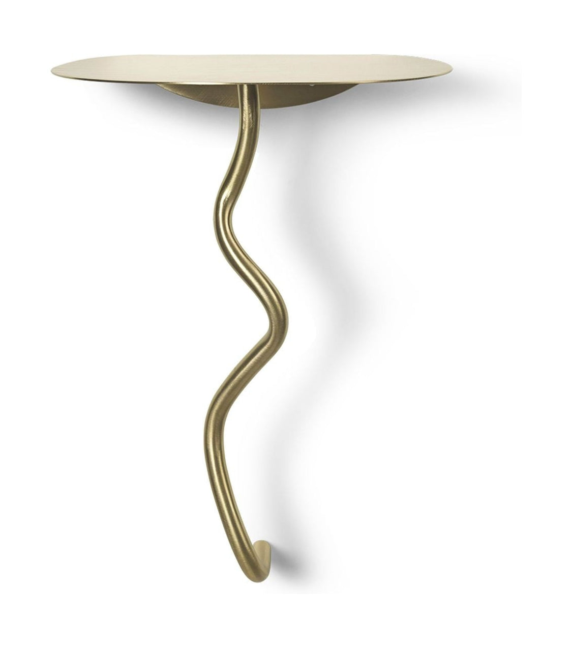 [product_category]-Ferm Living Curvature Wall Table, Brass-Ferm Living-5704723301929-1104267226-FER-1