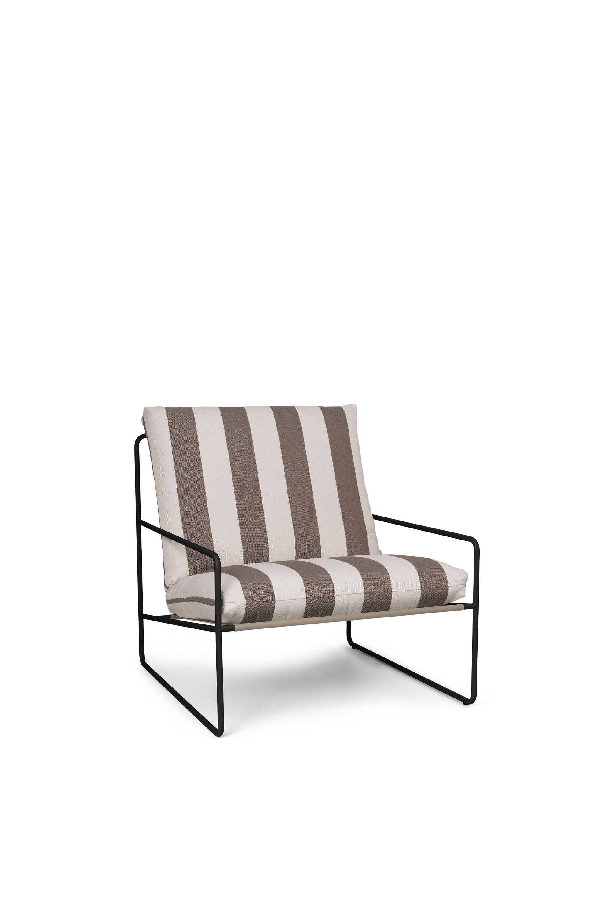 [product_category]-Ferm Living Desert 1 Seater Stripe, Black/Chocolate-Ferm Living-5704723302612-1104267295-FER-2