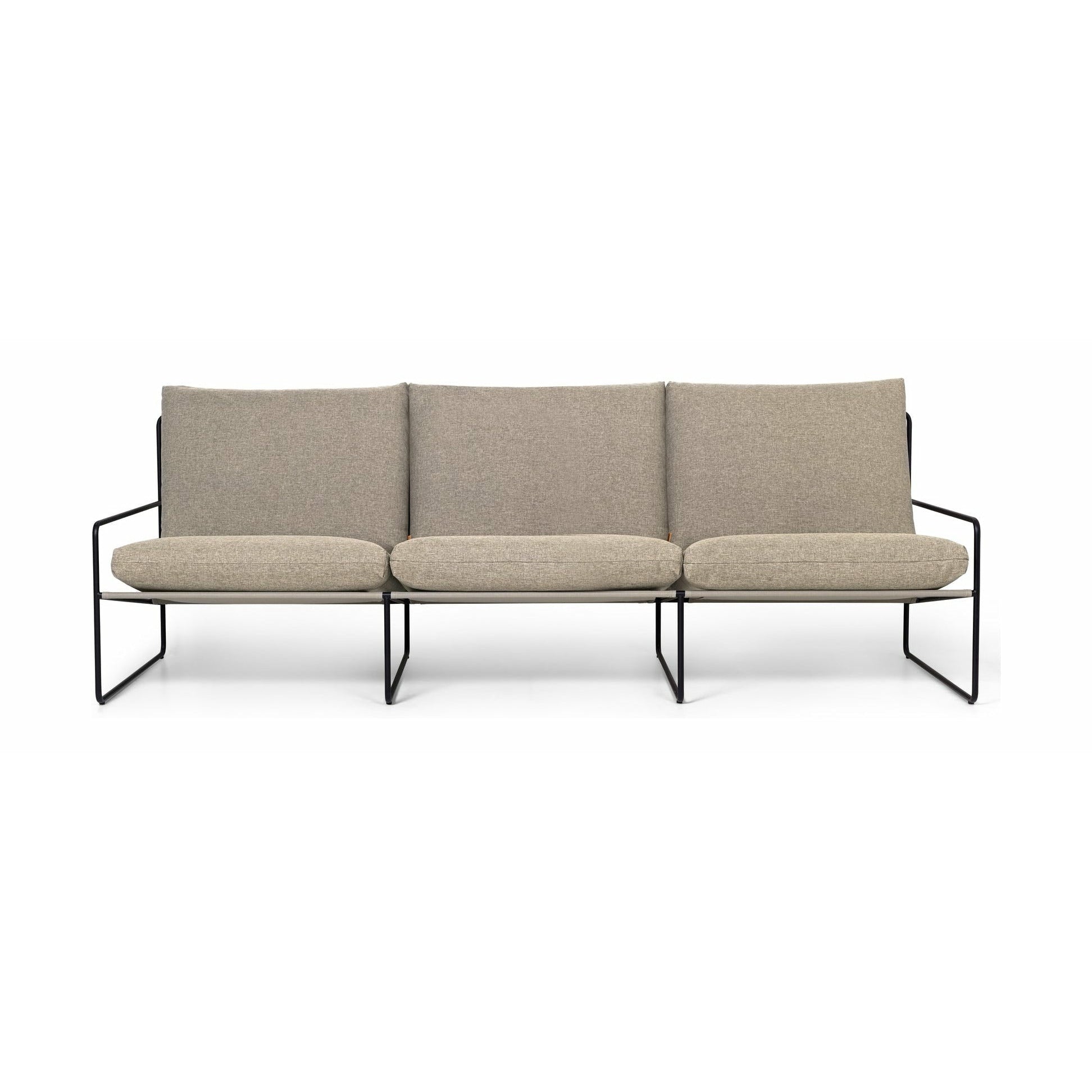 [product_category]-Ferm Living Desert 3 Seater Sofa, Black/Dark Sand-Ferm Living-5704723284017-1104265435-FER-1