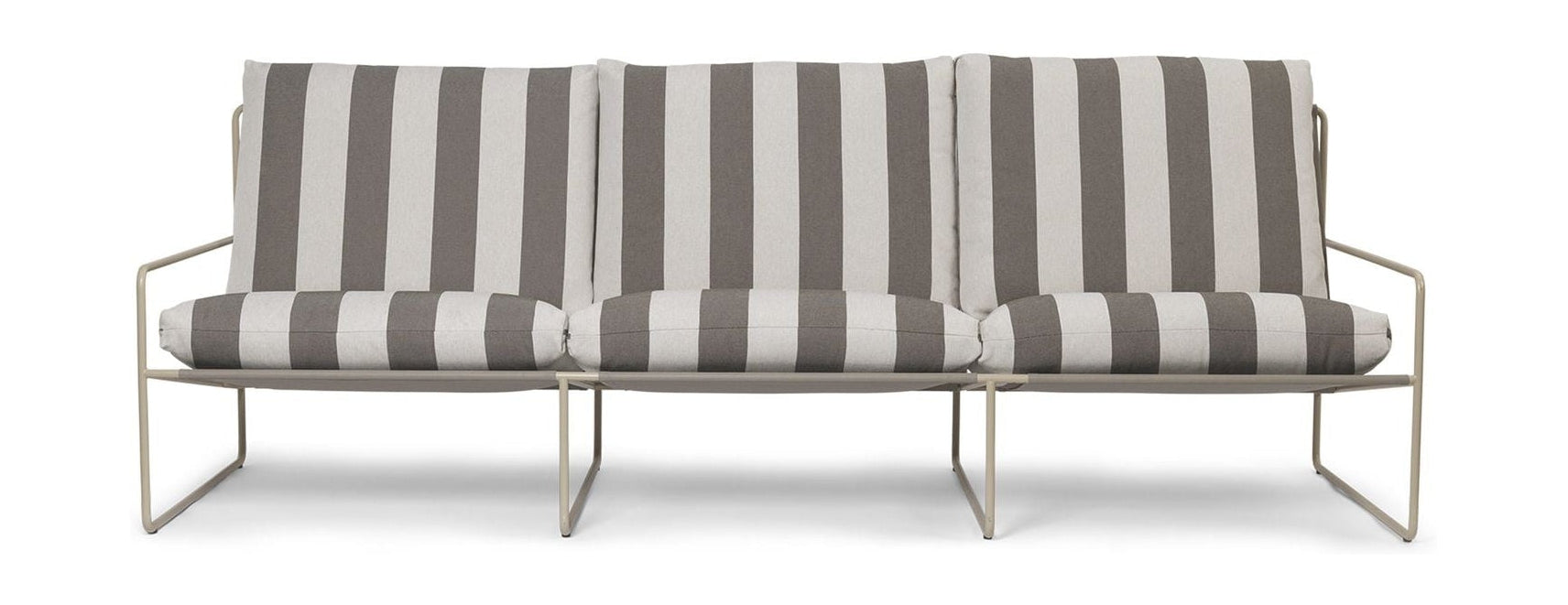 [product_category]-Ferm Living Desert 3 Seater Stripe, Cashmere/Chocolate-Ferm Living-5704723302711-1104267305-FER-1