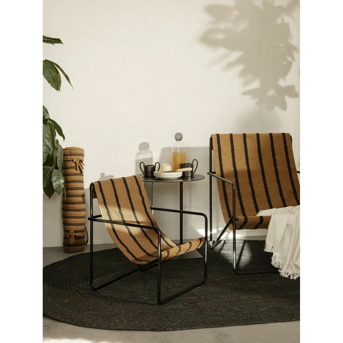 [product_category]-Ferm Living Desert Chair Kids, Black/Stripe-Ferm Living-5704723263357-1104263369-FER-5