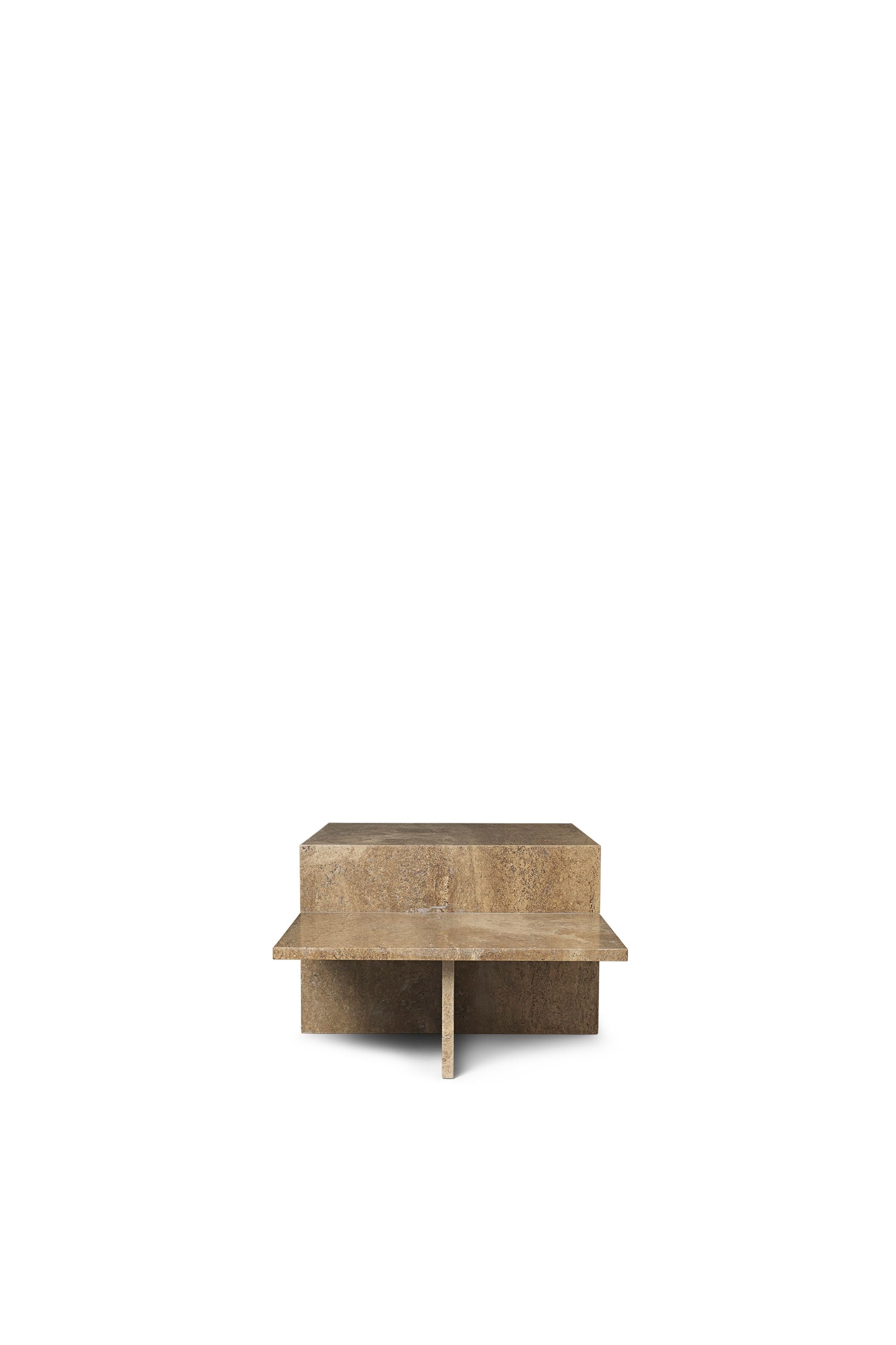 [product_category]-Ferm Living Distinct Coffee Table, Dark Brown Travertine-Ferm Living-5704723306627-1104267696-FER-3