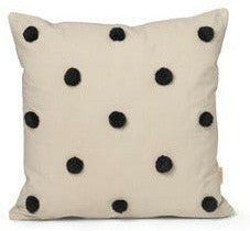 [product_category]-Ferm Living Dot Tufted Cushion, Sand/Black-Ferm Living-5704723257653-1102652849-FER-1