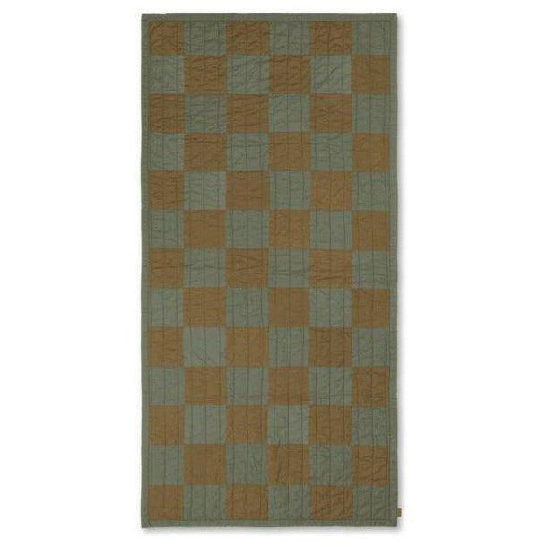 Ferm Living Duo Mosteta acolchada 90x187 cm, verde