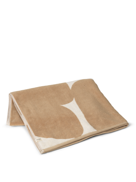 [product_category]-Ferm Living Ebb Beach Towel Sand/Off White-Ferm Living-5704723320425-1104269057-FER-2