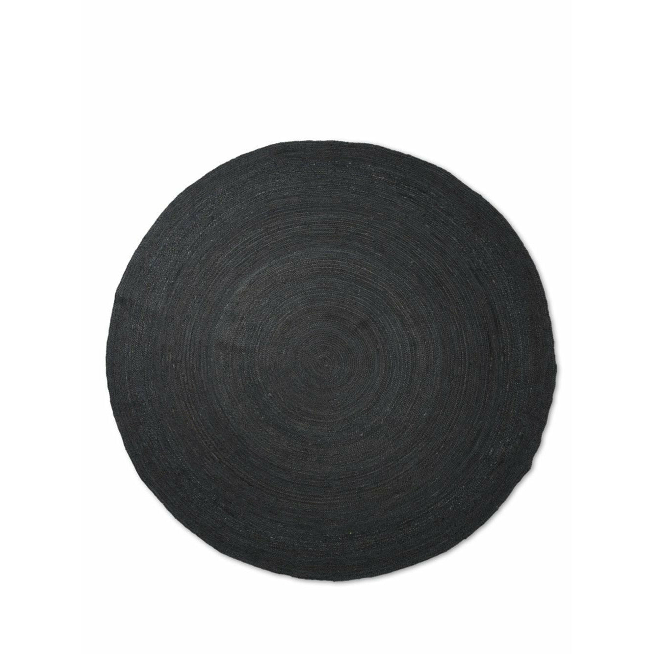 [product_category]-Ferm Living Eternal Round Jute Rug Large, Black-Ferm Living-5704723263067-1104263340-FER-1