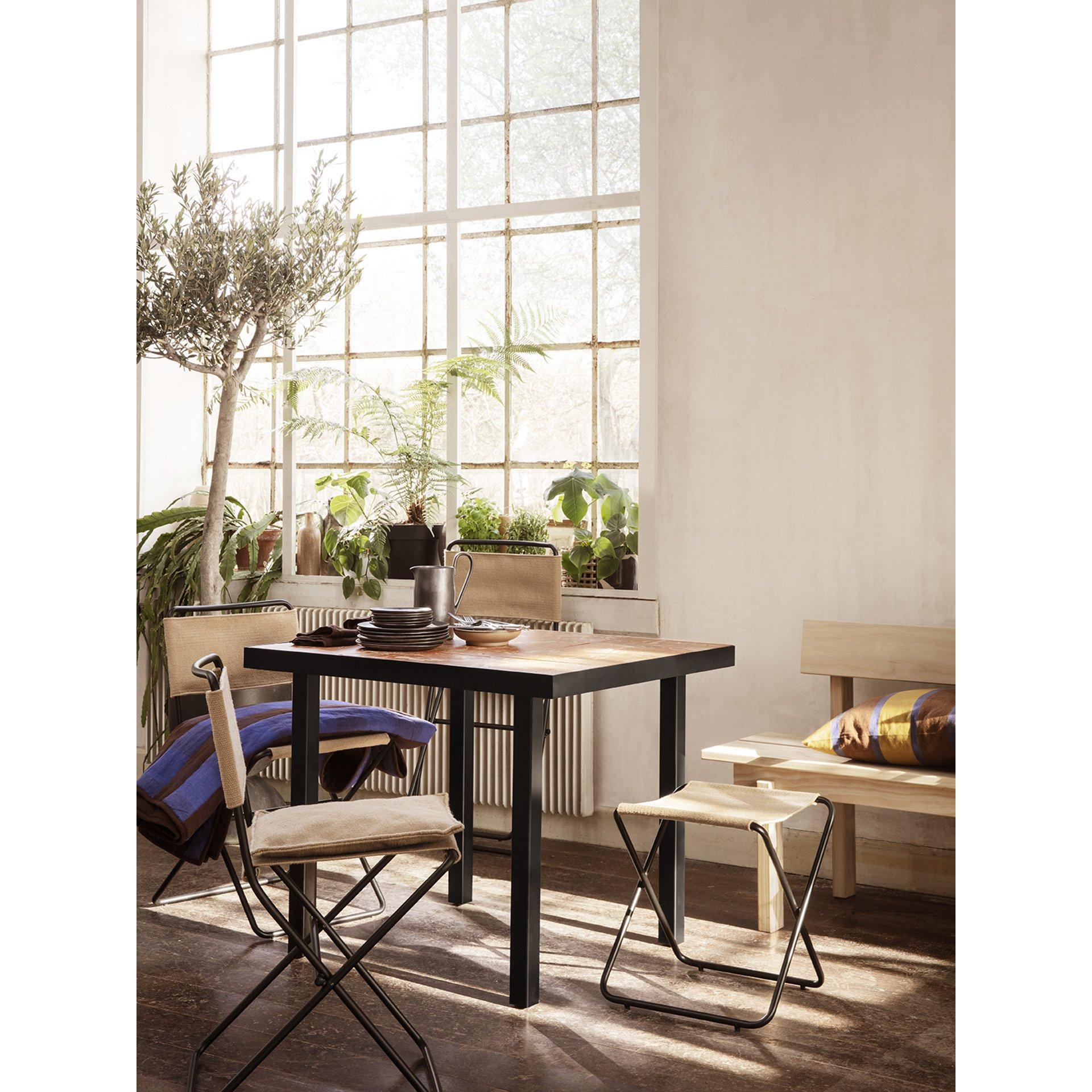 [product_category]-Ferm Living Flod Tiles Café Table, Terracotta/Black-Ferm Living-5704723270782-1104264112-FER-3